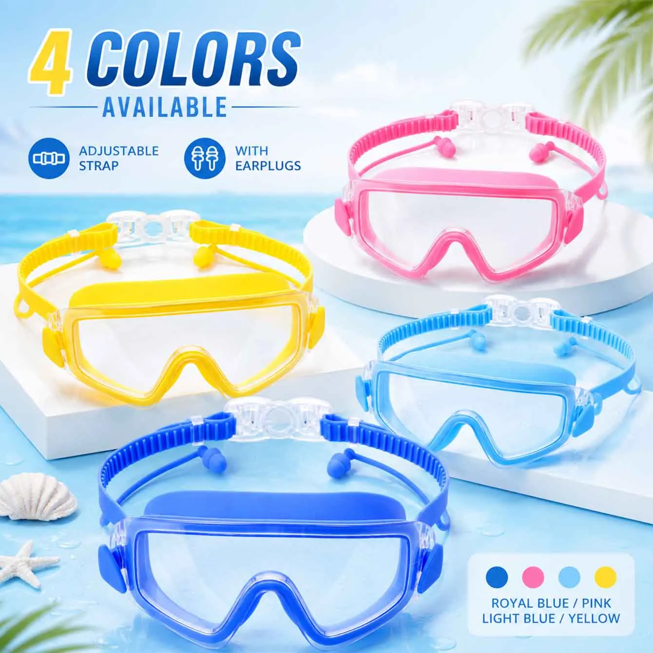 1PC Swim Goggles Snorkel Divin - Anti Pollution Mask 评论和价格