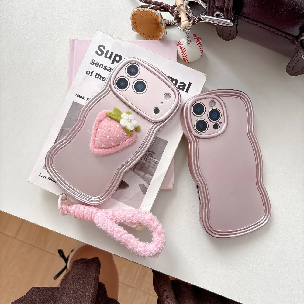 Rose Gold Wavy Patt… - image