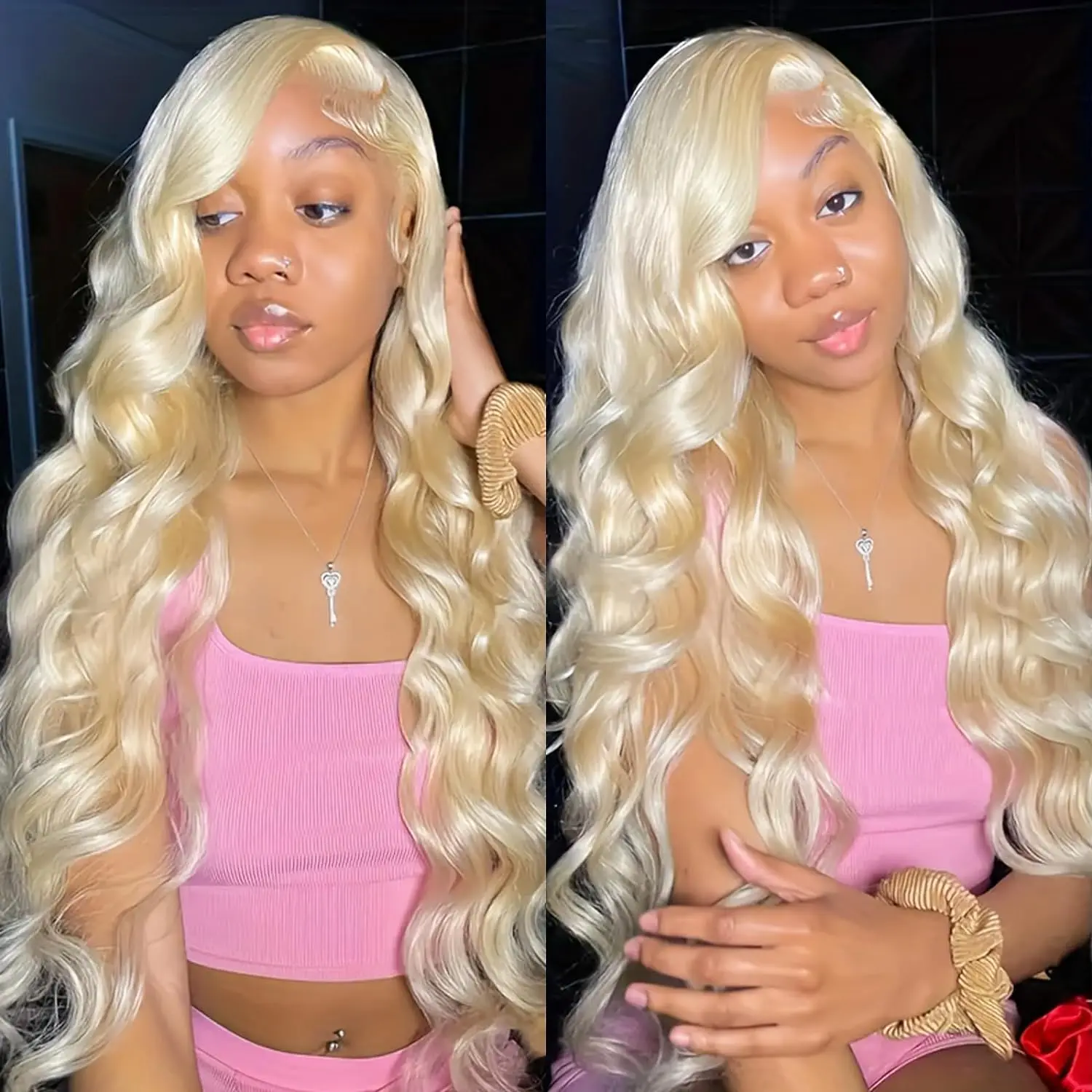 Body Wave 613 Hd Lace Front Wig Human Hair 13x4 13x6 Lace Frontal Wig Pre Plucked 180% Density Blonde 613 Lace Human Hair Wigs