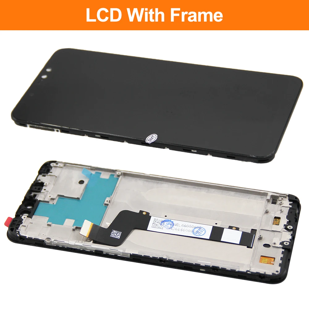 6.26\'\' Display For Xiaomi Redmi Note 6 Pro LCD M1806E7TG Display Touch Screen Digitizer Assembly With Frame For Redmi Note 6