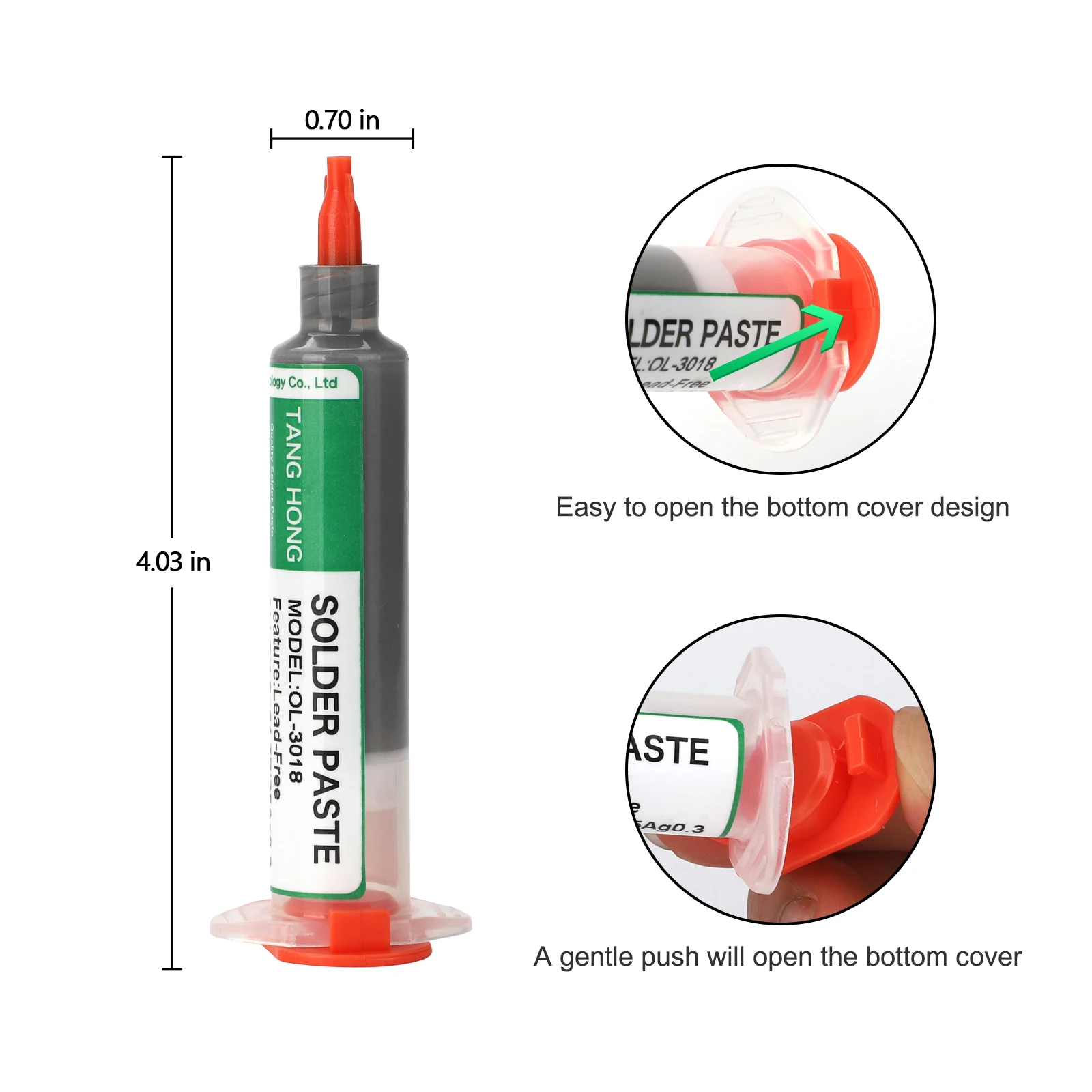 New Type Solder Paste SMD IC PCB Extruder OL-3018 Flux for Soldering LED Welding Paste for Iphone Repair Welding Flux