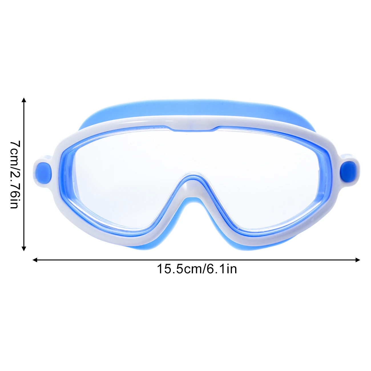 1PC Children's Large Frame Waterproof and Anti Fog Swimming Goggles,2026 Summer Wide View Swimming Goggles for Kids Boys Girls view 6