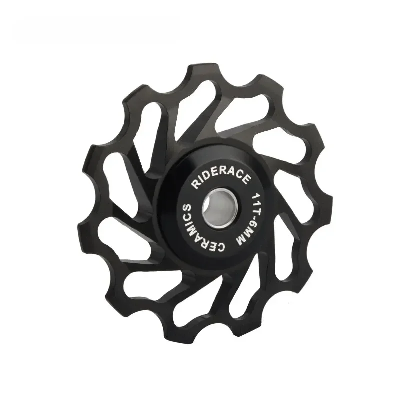 AliExpress riderace RIDERACE Bicycle Ceramic Rear Derailleur Pulley Wheel AL7075 11T Guide Bearing Jockey Pulley For Road Bike 4mm 5mm 6mm MTB Part