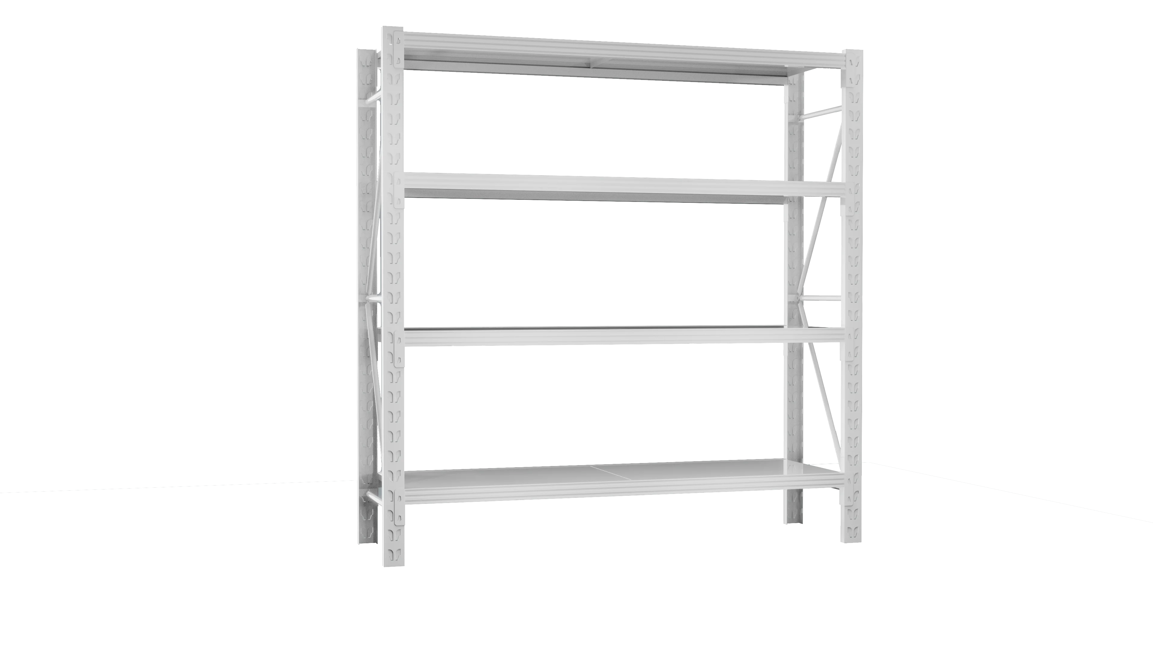 Iron shelf Veranda storage module shelf warehouse shelf lightweight rack weight rack 2000x600x2000 4 steps