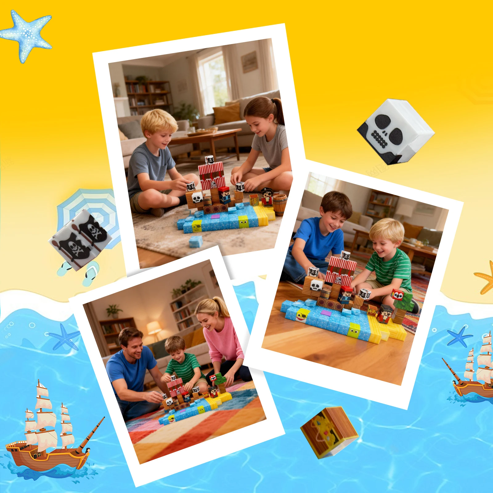 Magnetische Bausteine, Magnetspielzeug für Kinder im Alter von 3–10 Jahren, Ostergeschenke für Kinder, Magnetische Fliesen-Konstruktions-Minenwelt-Set – Detail 5