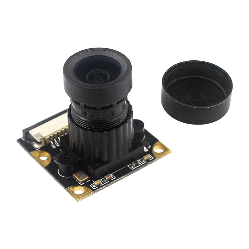 Raspberry Pi Camera 5MP 1080P Optional Night Vision Wide Angle Fisheye Module IR-CUT Webcam for Raspberry Pi 4 Model B 3B Plus