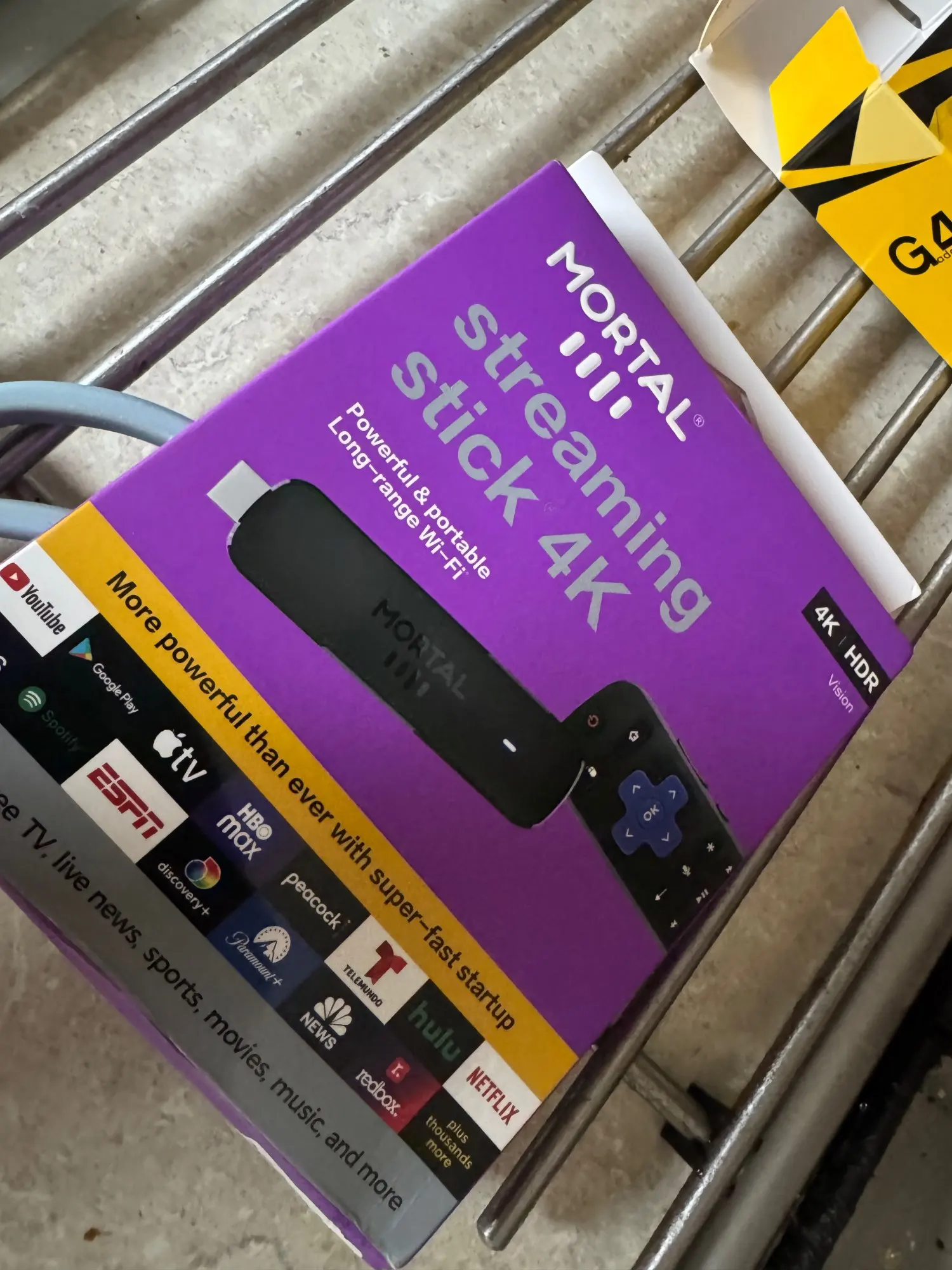 Mortal Wi-Fi 6 Streaming Stick Q8 Ultra 4K HDR Android14 AllwinnerH313 with Voice Remote Netflix Youtube Free Live TV photo review