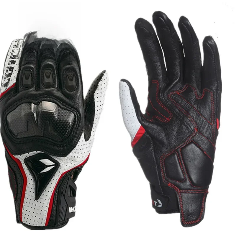 Rękawiczki motocyklowe oryginalne skórzane męskie rękawice wyścigowe Motocross RST390 391 rękawiczki wiosna jesień ekran dotykowy Guantes Moto — zdjęcie 2