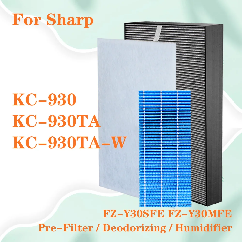 

FZ-Y30MFE FZ-30SFTA Hepa Deodorizing Filter Replacement for SHARP Air Purifier KC-930 KC-930TA KC-930TA-W