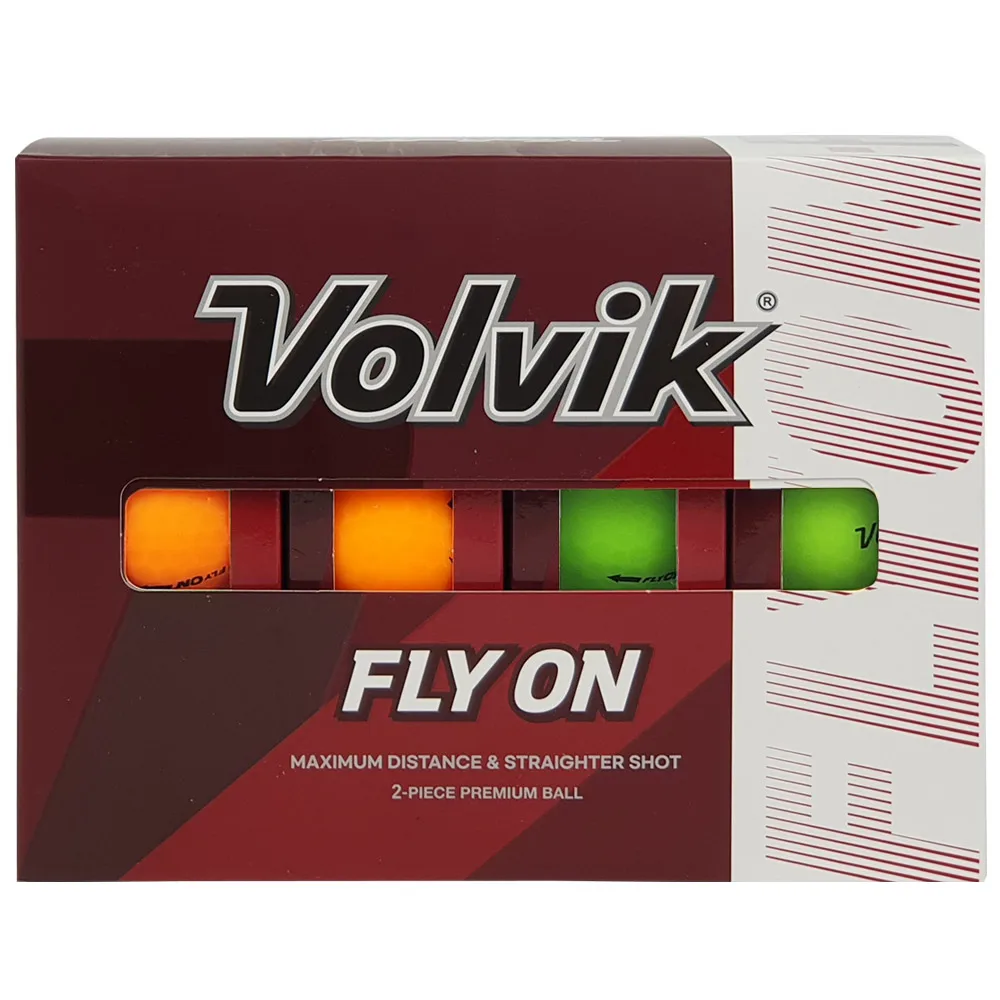 Volvic Fly-on zweiteiligen Golfball 12 Stück