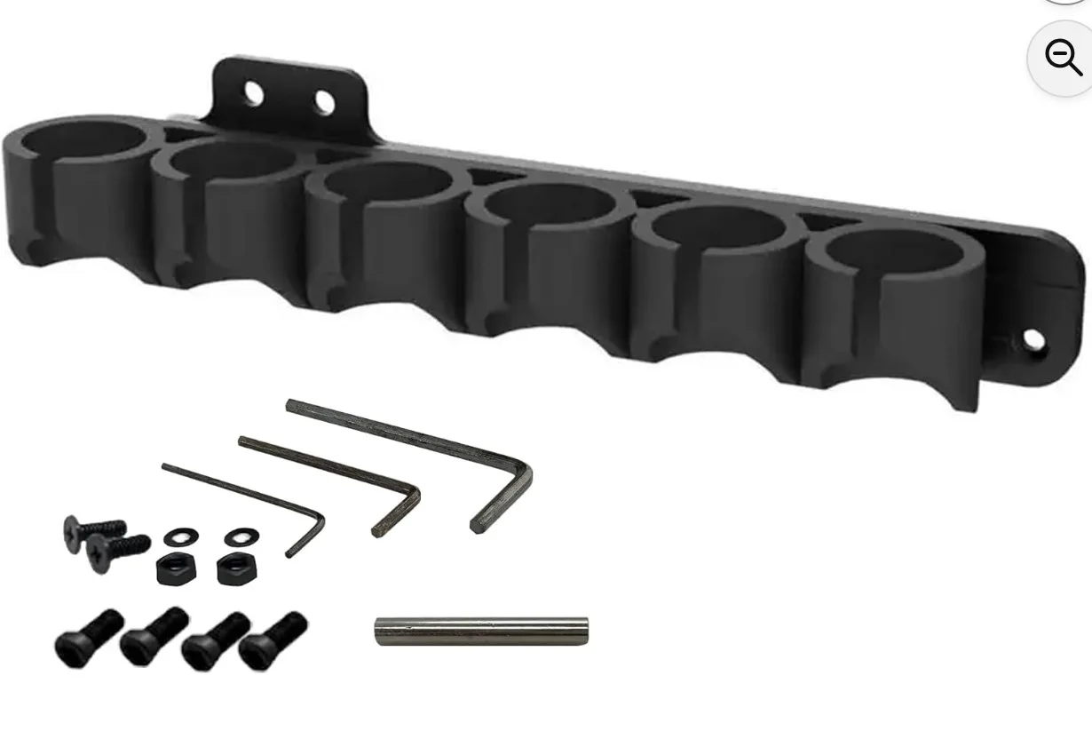 Soporte de carcasa de calibre 12 para sillín lateral |   Compatible con Maverick 88/Mossberg 500/590/Serie Shockwave