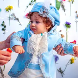 Kids Prince Charming Costume for ChildrenRoyal Prince suit  Christening majestic Birthday Prince Toddler king outfit