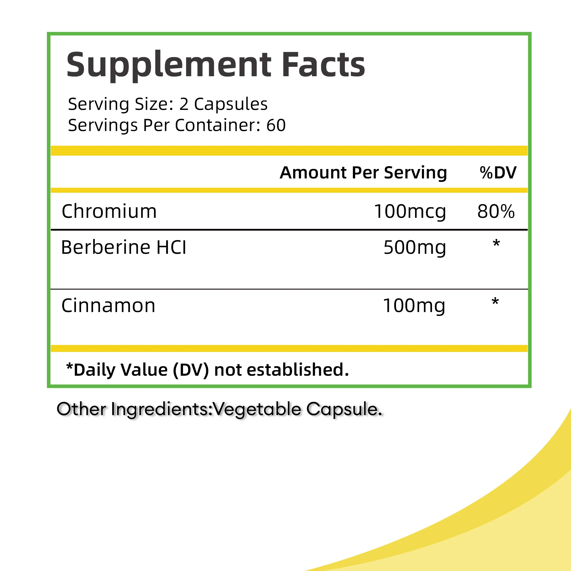 Berberine Supplement - Heart Health, Immune System Support, Antioxidants - 120 Capsules