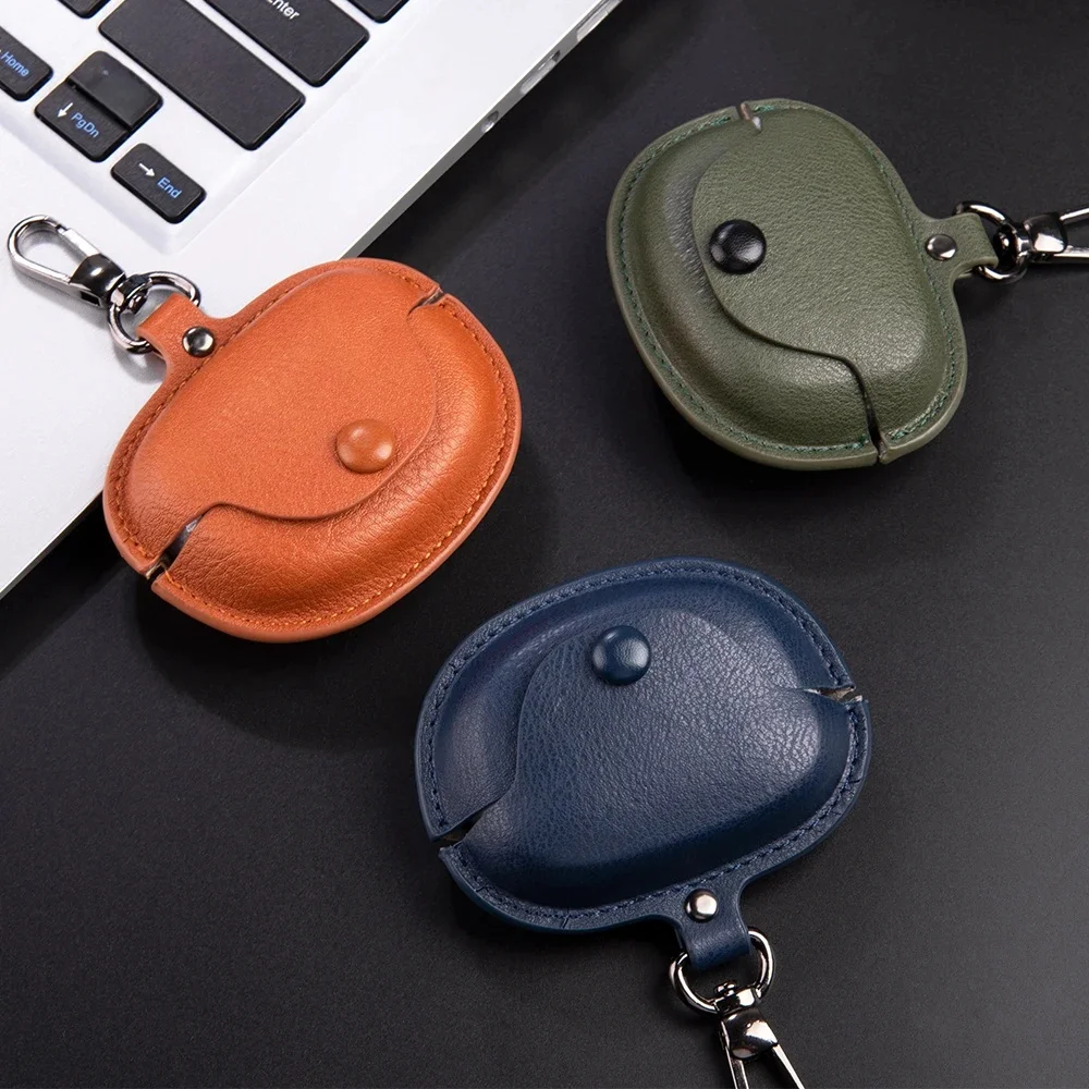 Nowe ochronne etui ze skóry PU do słuchawek Bose Ultra Open Earbuds Cover Wstrząsoodporne bezprzewodowe słuchawki douszne z brelokiem Shell Coque Fundas — zdjęcie produktu 7