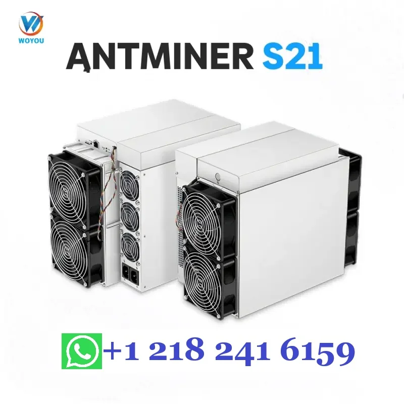 Bitmin Antminer S21 195 W BTC Bitcoin Miner مع PSU والضمان ، 17.5J ، BAC ، 2 احصل على 1 مجانًا