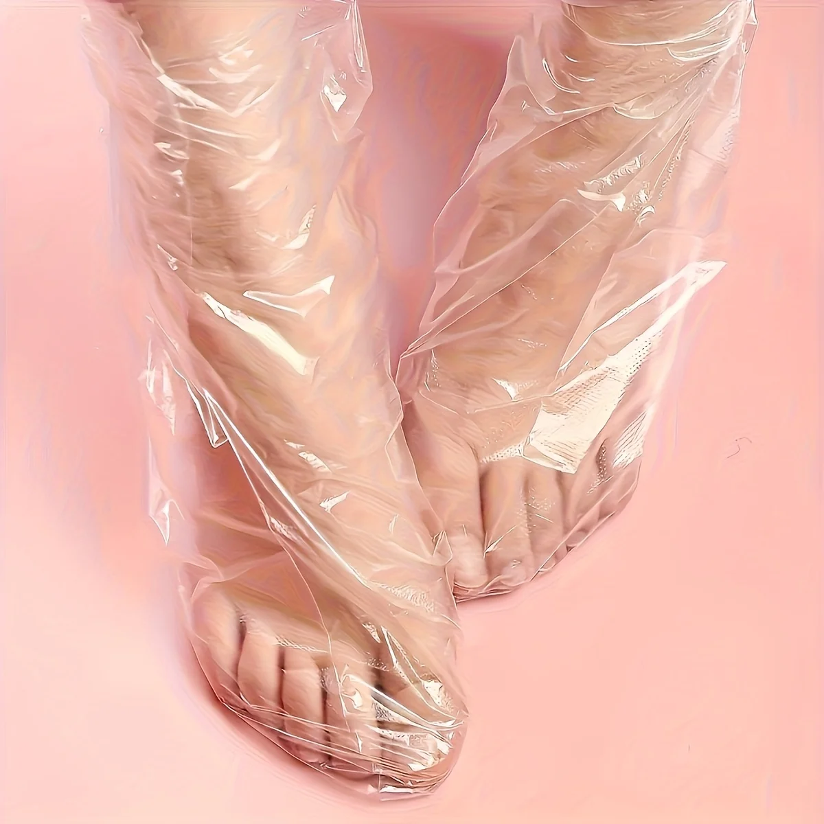 Bulk Disposable Foot Masks (100 Pcs) - Easy Application, Individually Wrapped Moisturizing Foot Care