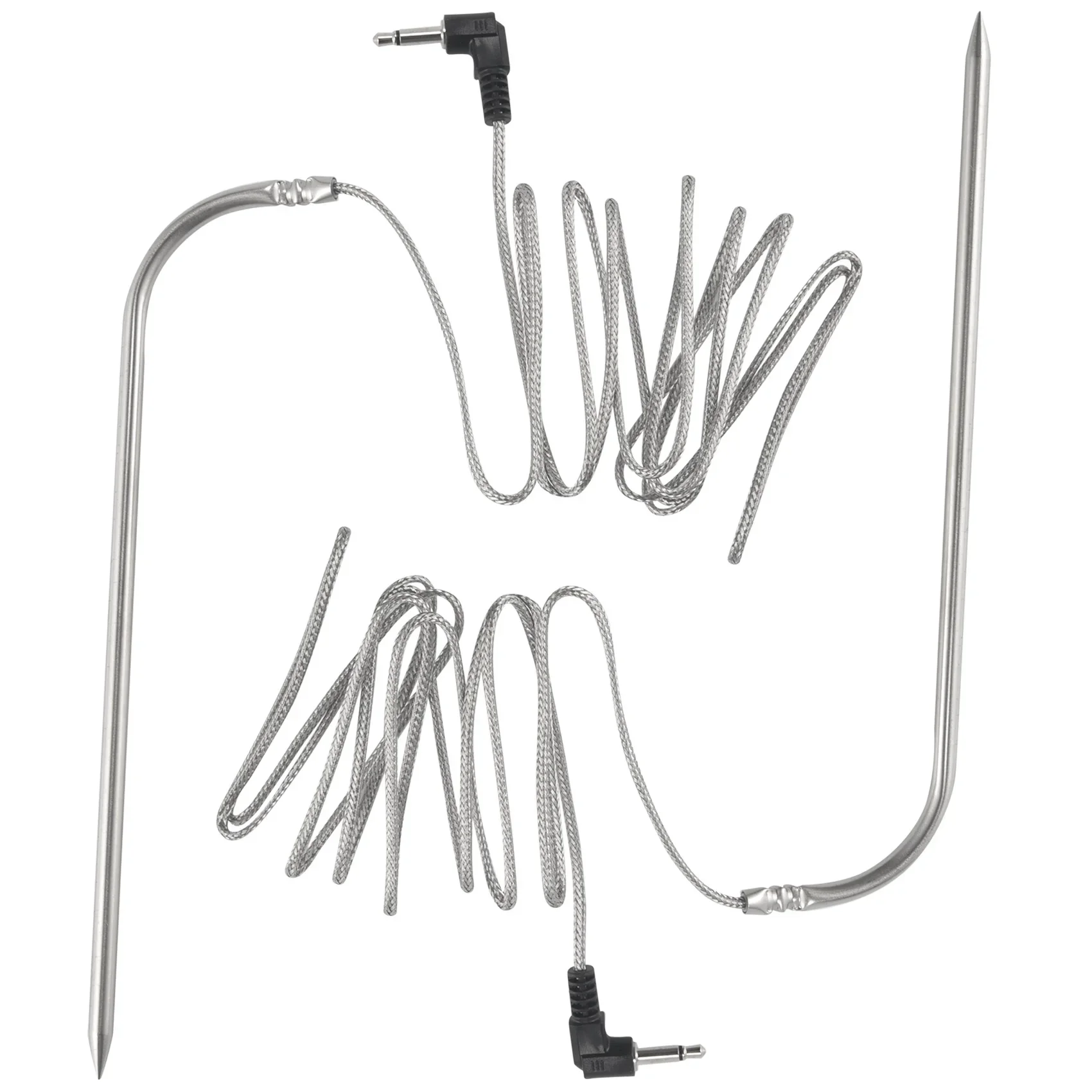Replacement High-Temperature Meat Probe for Pellet Grills and Pellet Smokers Compatible with Pit Boss Grills, 2Pc Waterproof