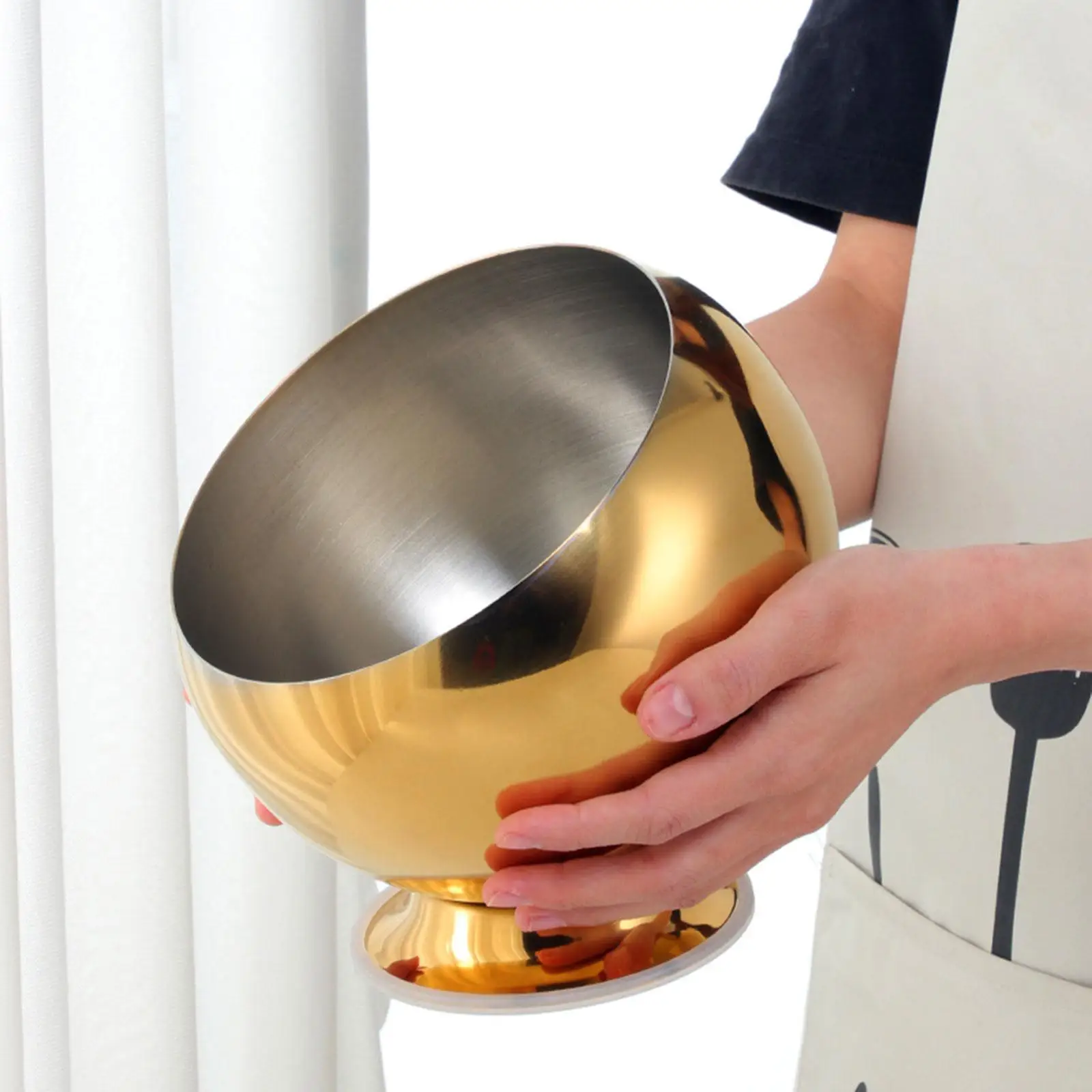 

Сферический резервуар для специй из нержавеющей стали, держатель для кубиков, сахарница, горячий горшок, приправа для шведского стола, сферическая наклонная чаша, контейнер для еды