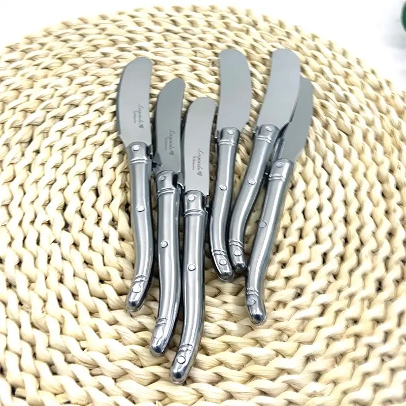 أدوات رش الزبدة للأطفال من الفولاذ المقاوم للصدأ ، سكاكين الجبن ، أدوات فضيات المطبخ ، أدوات بار المطاعم ، 4-10 #6