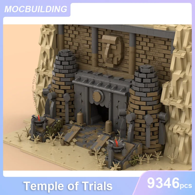 Temple of Trials Model MOC Building Blocks DIY Assemble Bricks Educational Creative Collection Display Toys Gifts 9346PCS