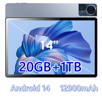 New 2025 tablet android Tablets 14 inch 20GB 1TB 2-in-1 tablet laptop Gaming tablet with a SIM card for phone calls keyboard GPS