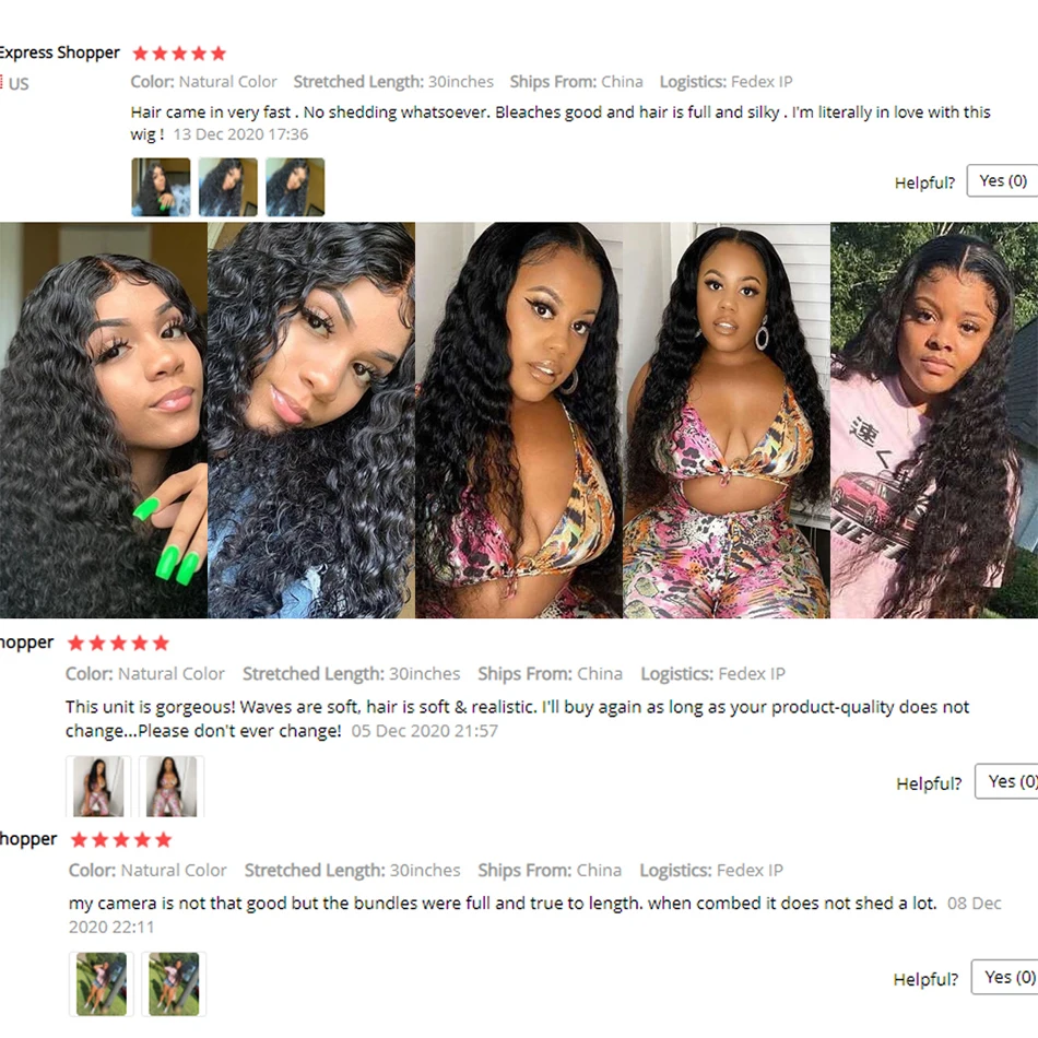 Water Wave Human Hair Bundles Curly Original Human Hair Extensions Natural Weave 100% Real Human Hair Bundles Remy Peruvian Hair