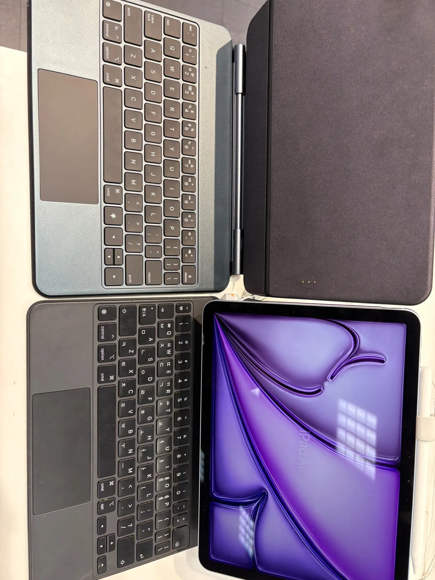 Detalle del teclado de la Funda Teclado GOOJODOQ iPad Pro 11