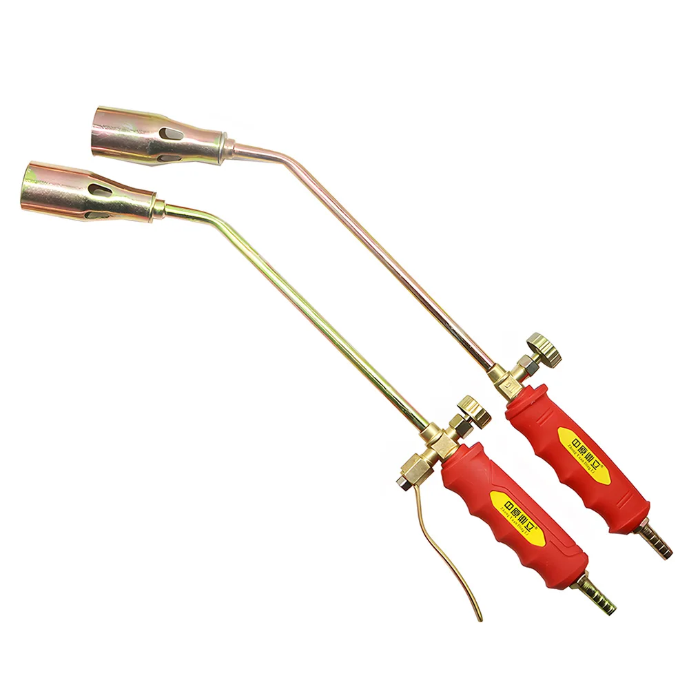 LPG Flamethrower Single And Double Switch Type Liquefied Gas Torch Welding Spitfire Gun Propane Soldering Flamethrower