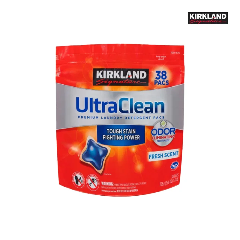 1 pack of kirkland ultra clean laundry detgent capsule 38 tablets