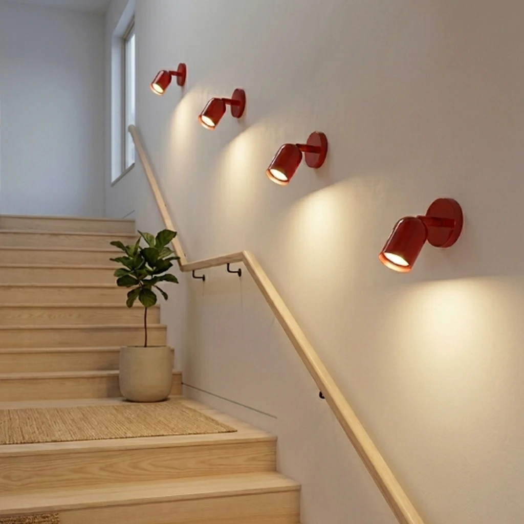 Nordic LED Wall Sconces Warm-Light SpotlightsFor Hallways Stairwells Wall Art Bedrooms Interior Decorative Lighting Wall Light