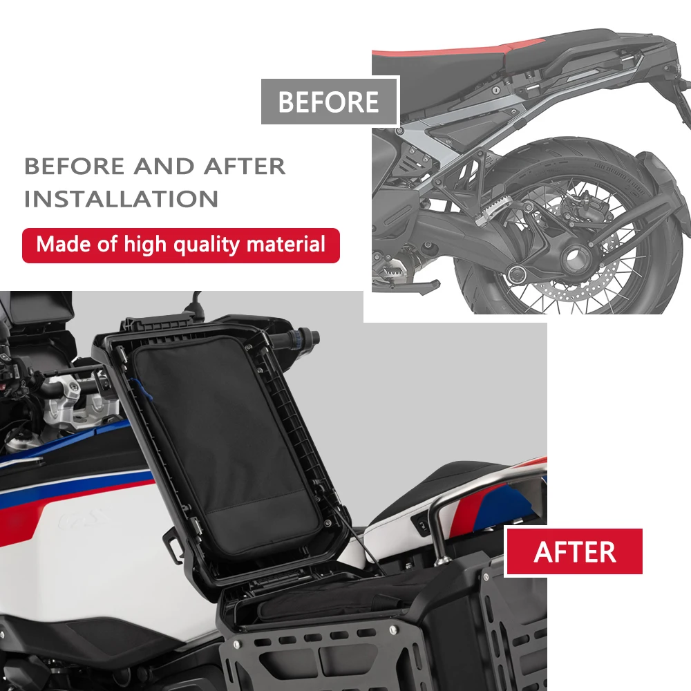 Motorcycle Tour Pack aluminium cases lid inner bag Organizer Bags Travel-Paks Storage Bags For R1300GS ADV R 1300 GS Adventure