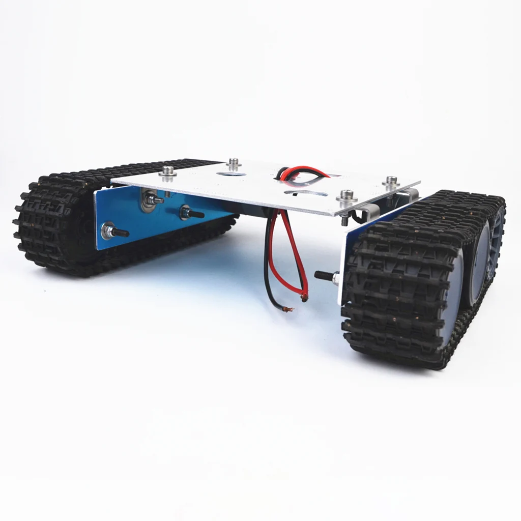 Telaio in lega di alluminio con piattaforma robot cingolata RC con DC 9 per kit telaio cingolato serbatoio robot giocattoli scientifici robot assemblato fai-da-te
