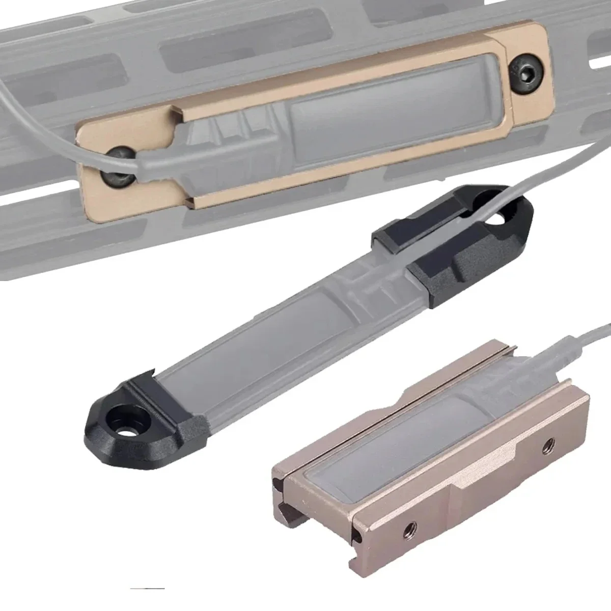Taktyczna latarka SF M600 M300 Scout Light z przełącznikiem ciśnieniowym, montaż na szynę Mlok Keymod, akcesoria do airsoftu, szyna Picatinny — zdjęcie 2