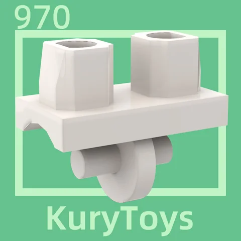 Kury Toys пластиковые блоки для сборки, 100 шт - развивающий конструктор — фото устройства