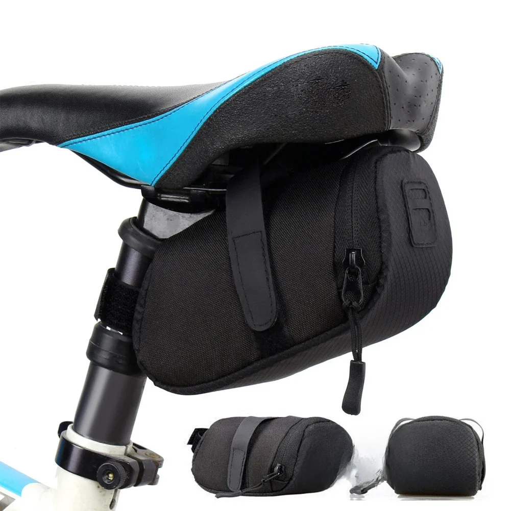 AliExpress Nylon Bicycle Saddle Bag Waterproof MTB Mountain road Bike Saddle Storage Seat Rear Tool Pouch Bag