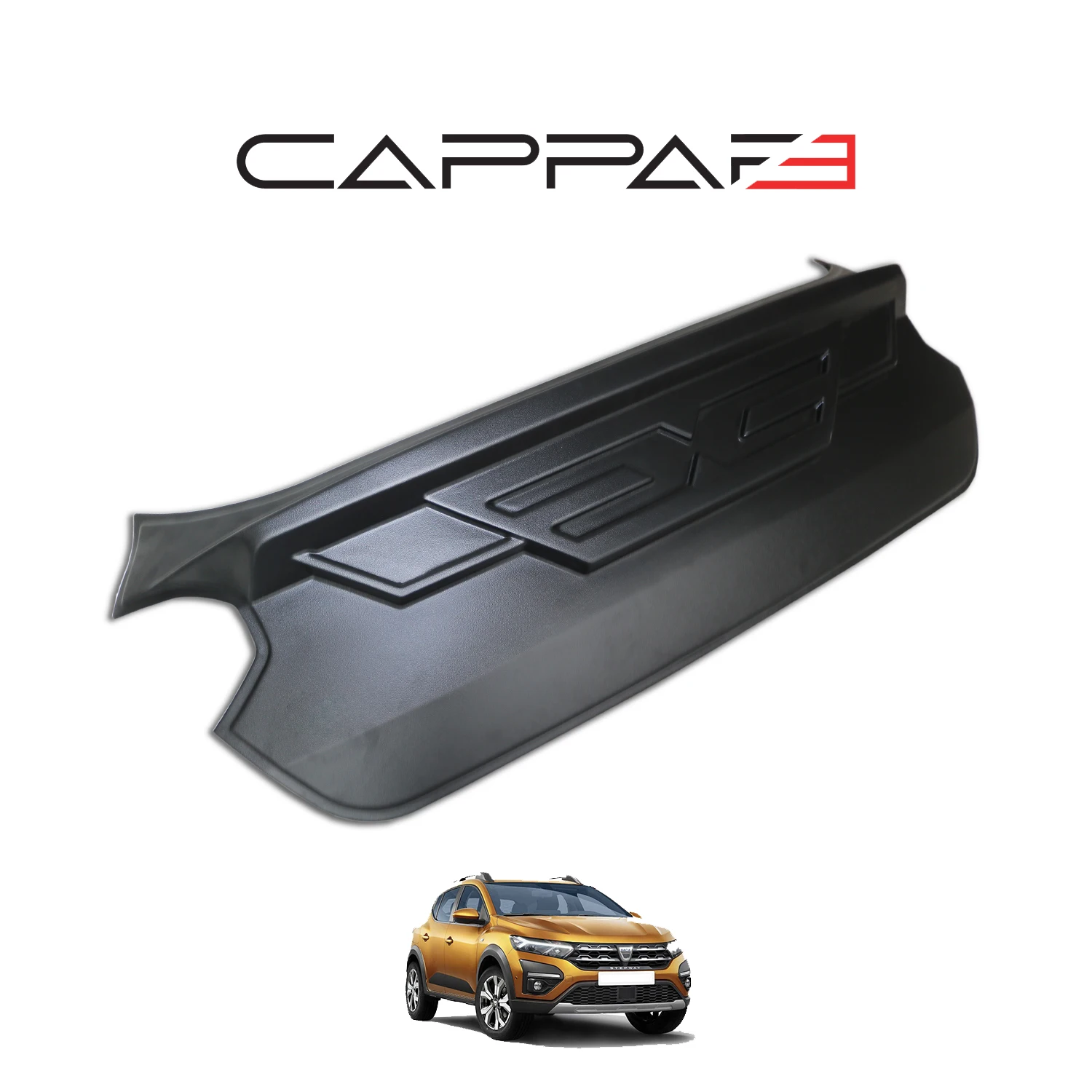 For Dacia Sandero Trunk Cover Protection Models Between 2021-2024 Sporty Racer Rocker Spoiler Splitter Diffuser Bumper Antenna