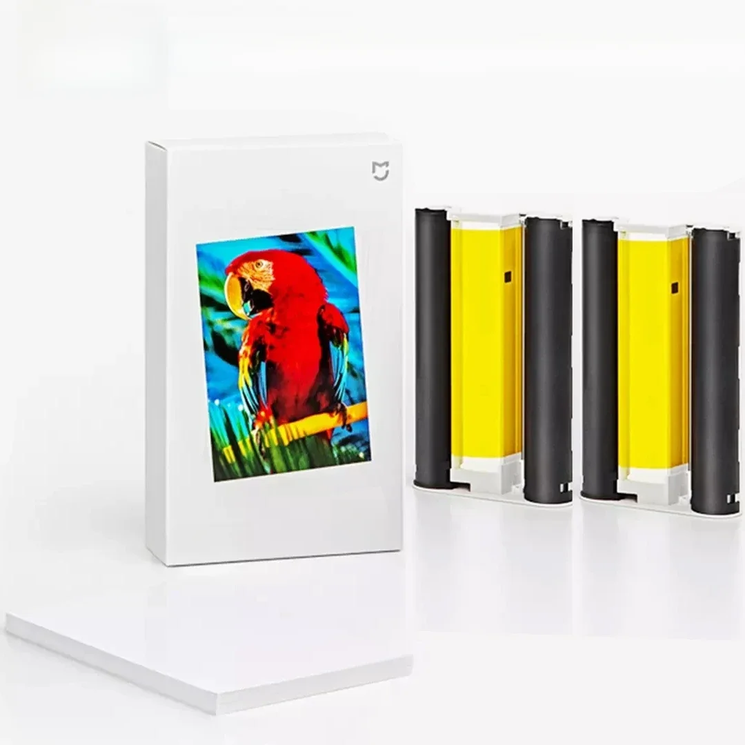 Xiaomi Mijia Photo Printing Paper, Mi Printer, Original, 6 polegadas, 1S