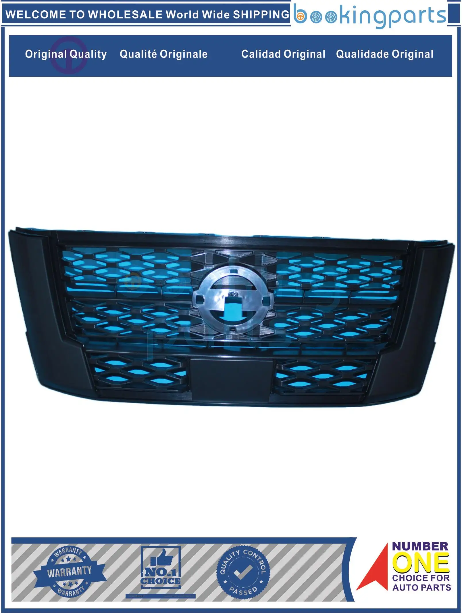 

GRI34468(BLACK), Grille For NISSAN NAVARA 21-