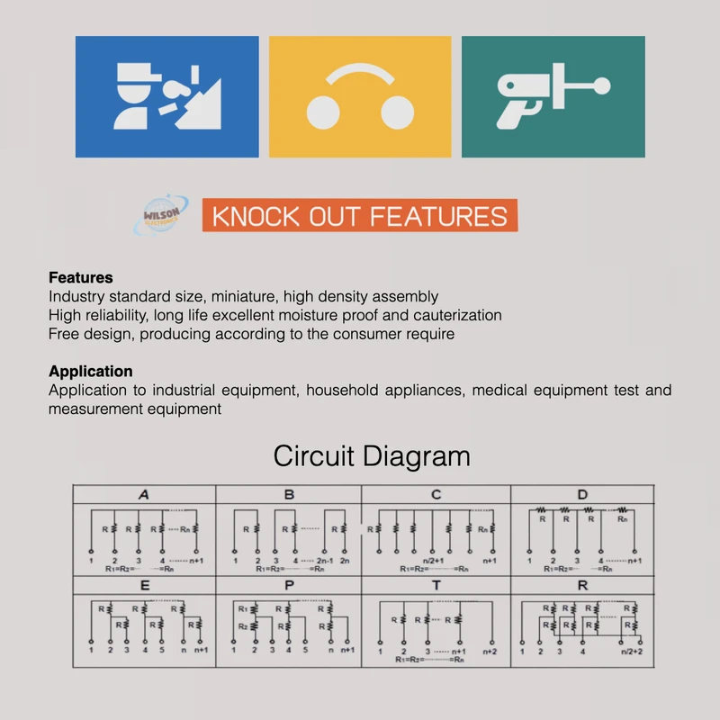 10 Teile/los NEUE A05/A06/A07/A09 Einzigen Inline Paket Widerstand Netzwerk Toleranz 5% 100R/680R/1K/2,2K/3,3K/4,7K/5,1K/10K/47K/100K