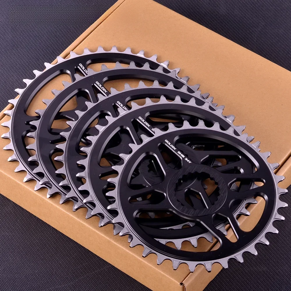 AliExpress GOLDIX 0mm Offset MTB Chainring Round Narrow Wide Teeth Sprocket For Shimano XT M7100 M7120 M7130 M8100 M8120 M9100