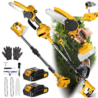 Telescoping Pole Electric Chainsaw High Branch Chain Saw woodwork Garden triming Saw Power Tool For Makita Battery