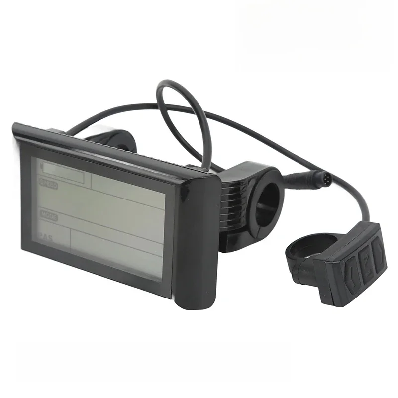 AliExpress Qiilu New SW900 Display Low Failure Rates Waterproof Connector Modification Part Electric Bike LCD Display Meter for Electric Scooter