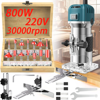Electric Trimmer Multifunctional triming Machine 6 Speed gear. gear Wood Router millilling enching Machine slogging Machine