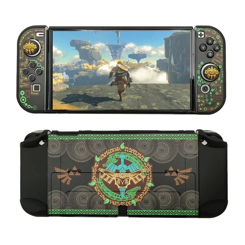 Étui de protection rigide Dockable pour Console Nintendo Switch, coque complète pour contrôleurs Oled NS Switch, nouvelle collection