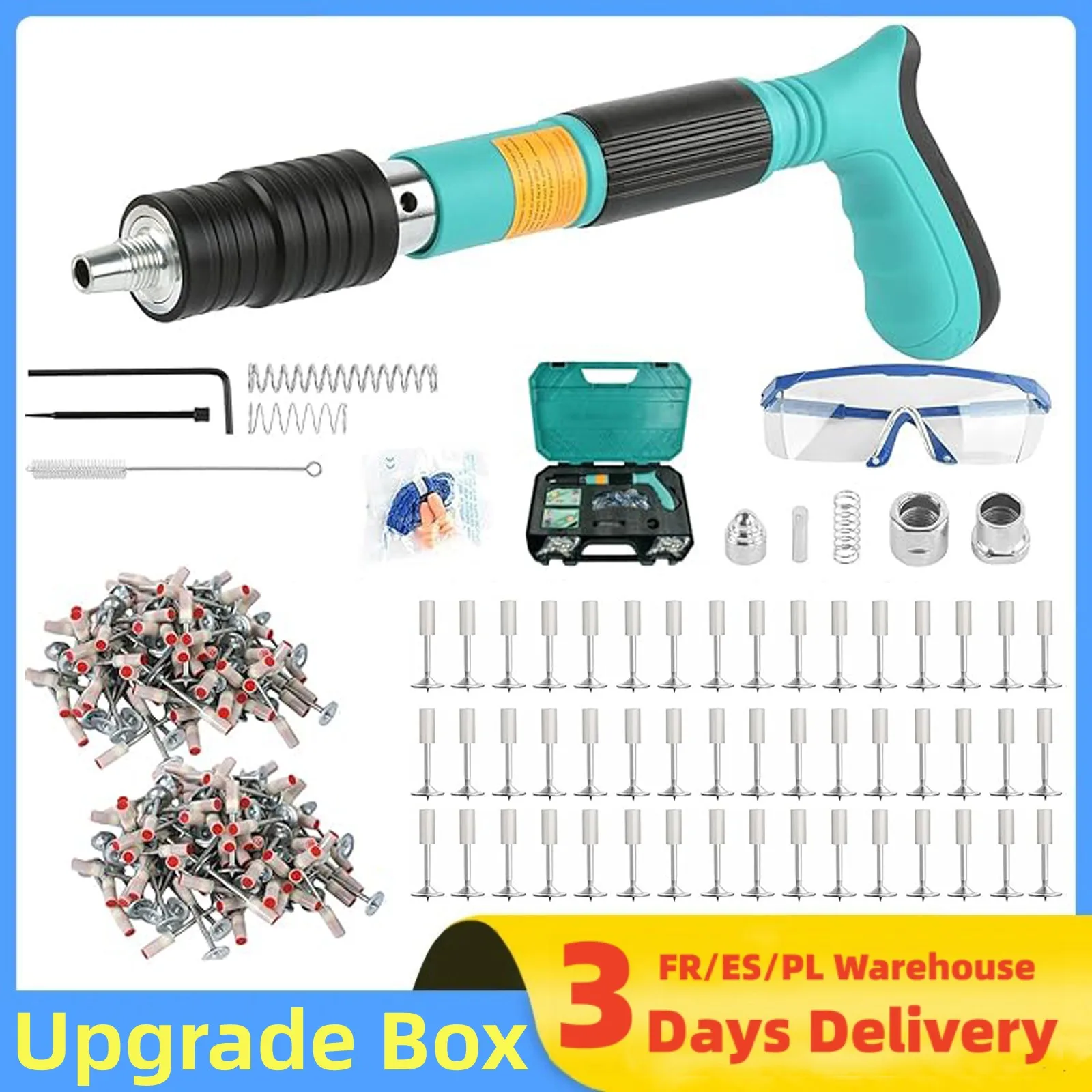 مسدس مسامير فولاذي صغير دليل برشام بندقية جدار خرساني سقف مرساة جدار سلك الشق جهاز المنزل جدار السحابة برشام أداة