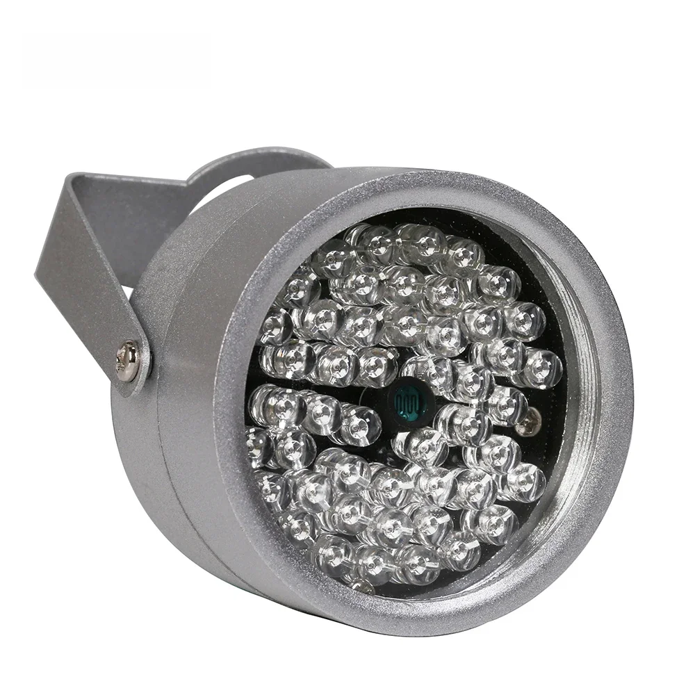 AZISHN CCTV diody LED 48IR oświetlacz światło IR noktowizor na podczerwień metalowy wodoodporny CCTV światło wypełniające dla kamery monitoringu CCTV — zdjęcie 2