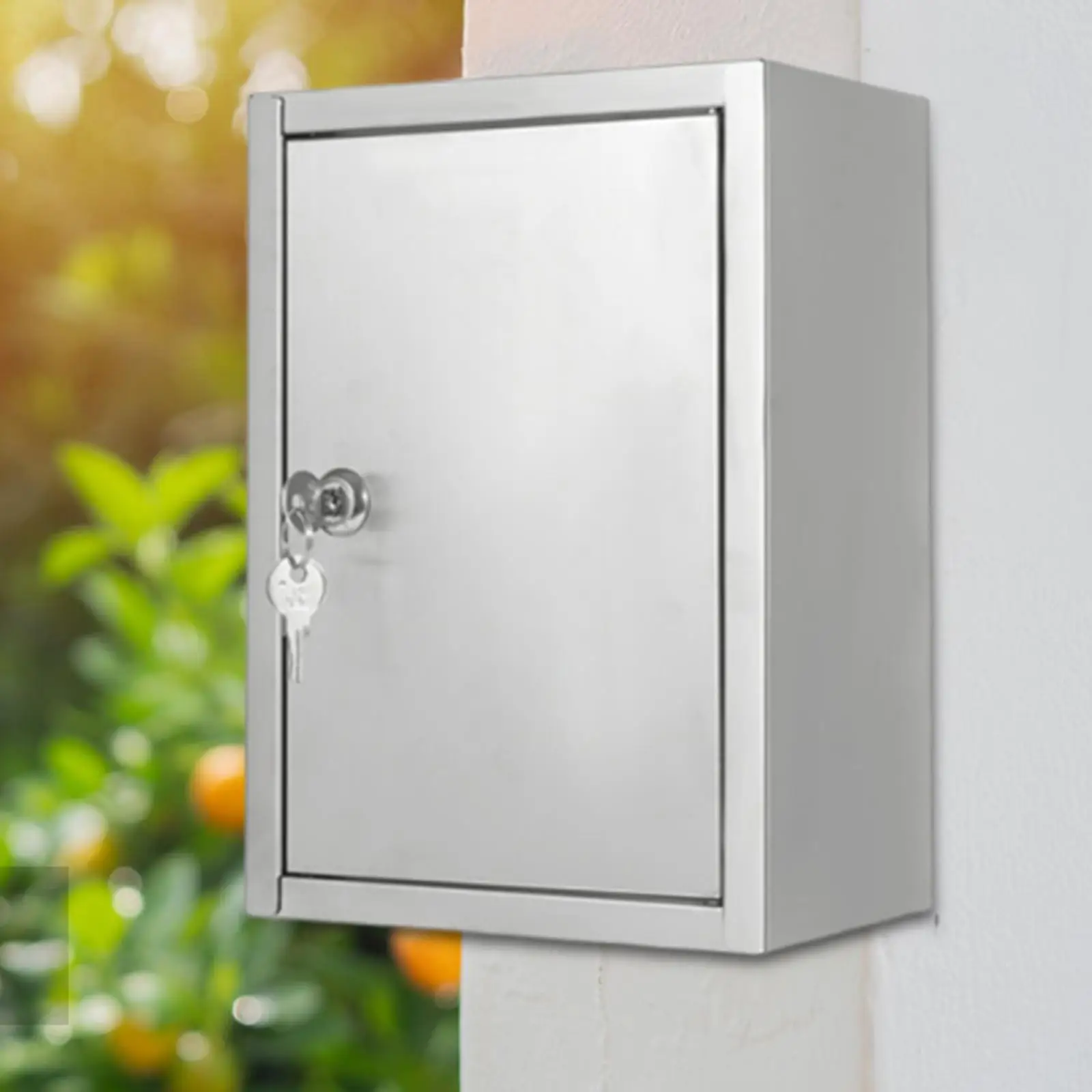 Outdoor Waterproof Electrical Junction Box Stainless Steel Heavy Duty Enclosure for Safe Electricity Connections