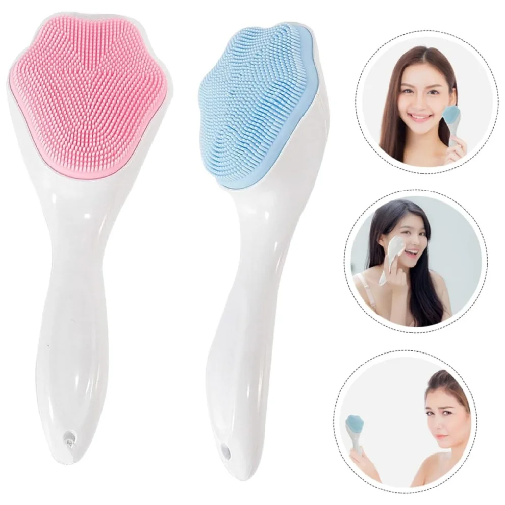 Handmatige gezichtsreinigingsborstel van siliconen - Cat Paw Face Scrubber voor het verwijderen van make-up, mee-eter en poriënpeeling
