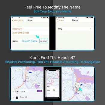 Airs Pro 無線藍牙耳機 TWS 耳塞,帶 Siri 彈出窗口,防水,定位觸控,適用於 iOS 10 最佳銷售 aur pods - №6