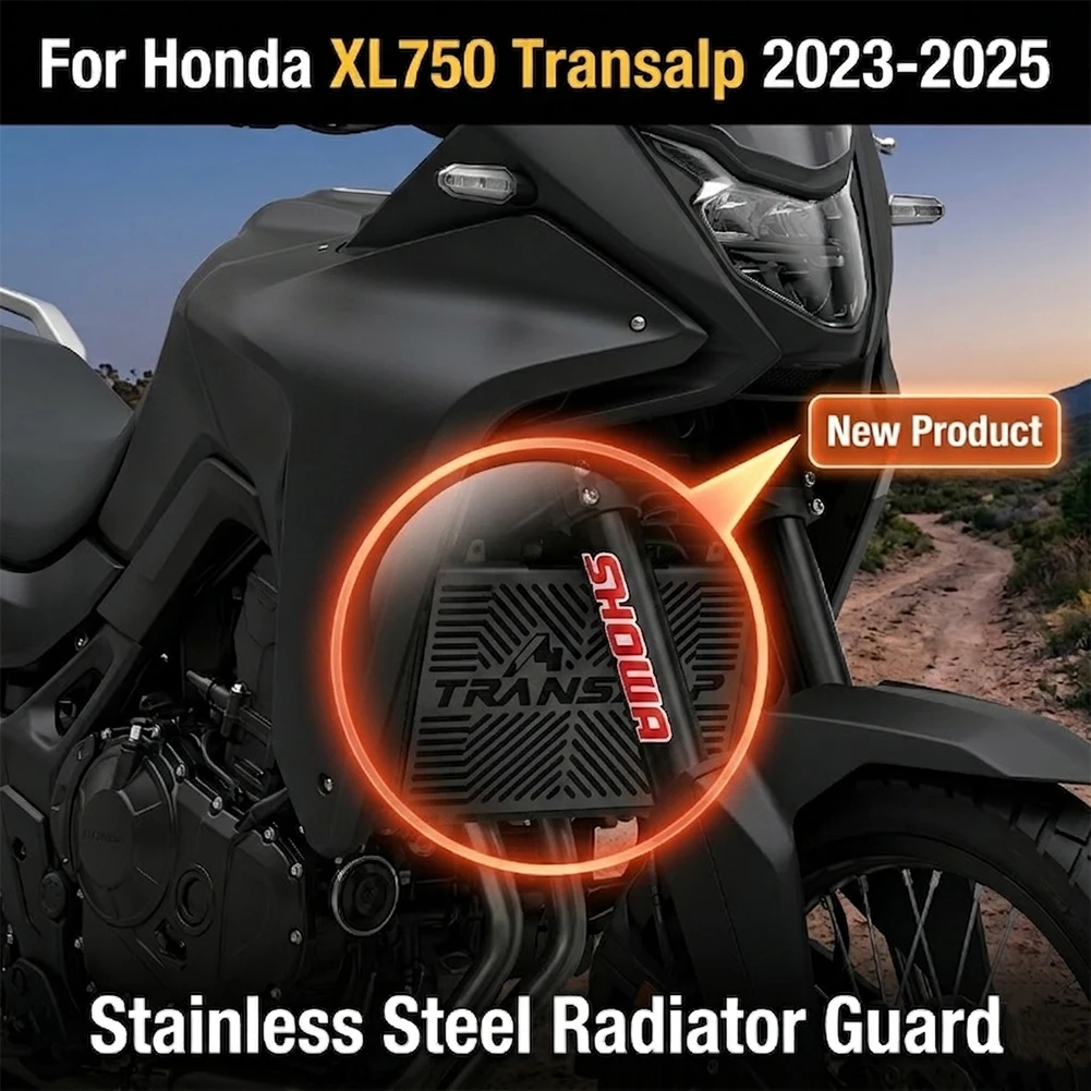 

New Motorcycle Accessories Radiator Guard Grille Grill Cooling Cover Protection For Honda XL750 Transalp XL750 2023 2024 2025